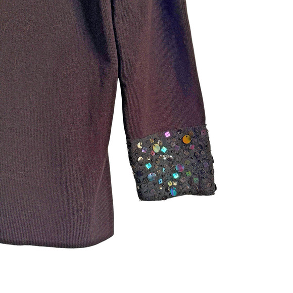 Belldini Sz‎ L Cardigan Sweater Beaded Office Evening - Picture 6 of 9